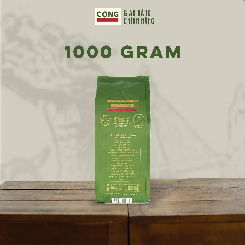 Vietnamese Robusta Ground Coffee - Cộng Cà Phê