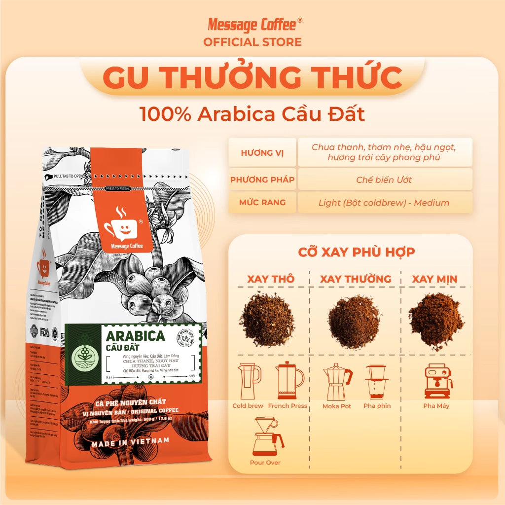 Pure Arabica Honey Roast - Message Coffee