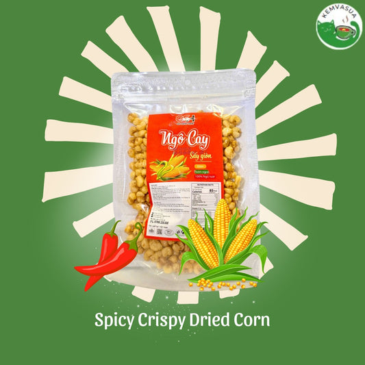 Spicy Crispy Dried Corn (Ngô cay sấy giòn)