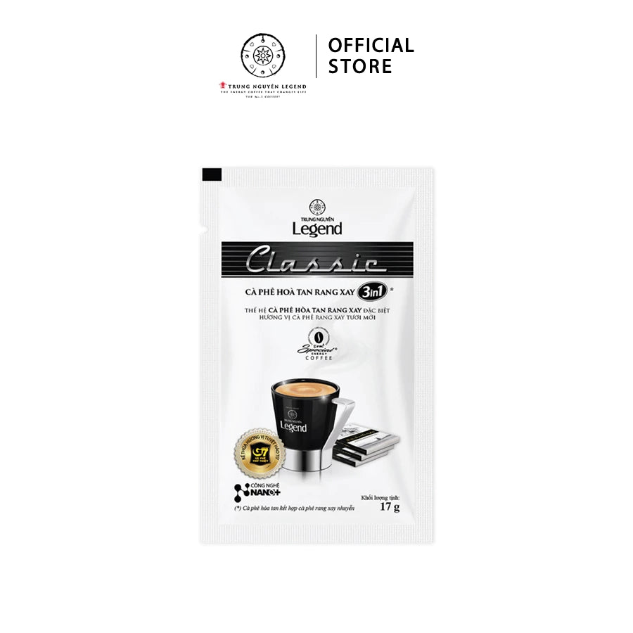 Trung Nguyen Legend 3 in 1 Classic Instant Coffee (50 Pack)