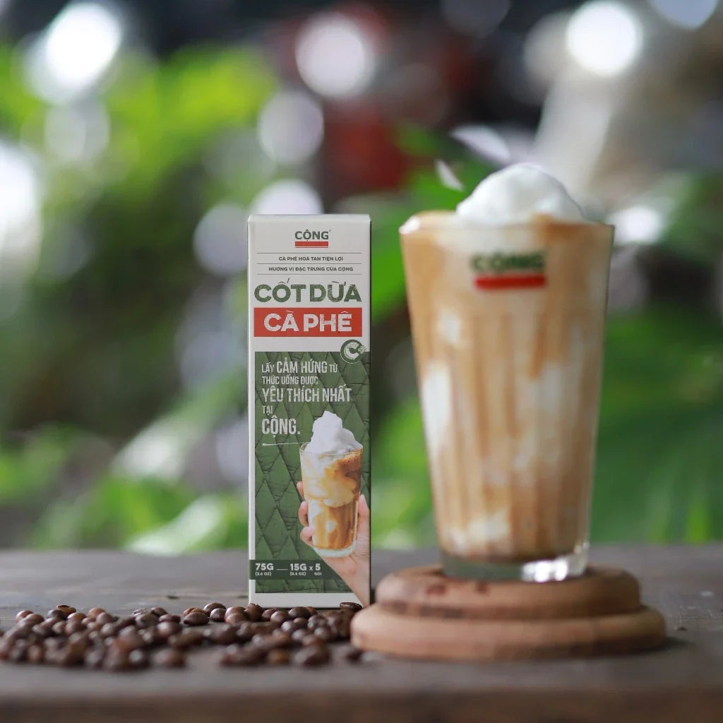 Cong Ca Phe Instant Coffee Bundle (135 Packets)