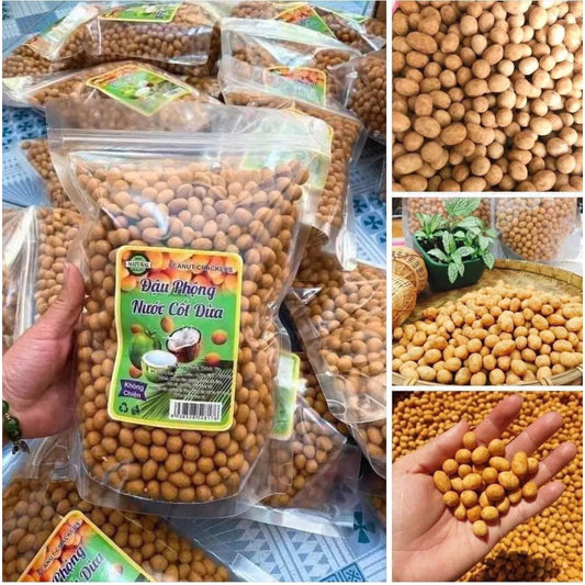 Coconut-Flavored Crispy Coated Peanuts (Đậu Phộng Da Cá)