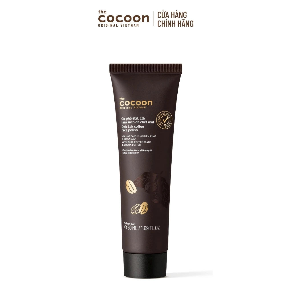 Cocoon Vietnam: Dak Lak Coffee & Cocoa Face Scrub (50ml)