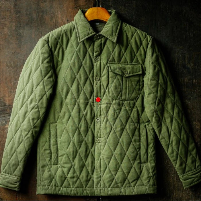 Cong Ca Phe: Quilted Cotton Jacket (Long Sleeve, Padded)