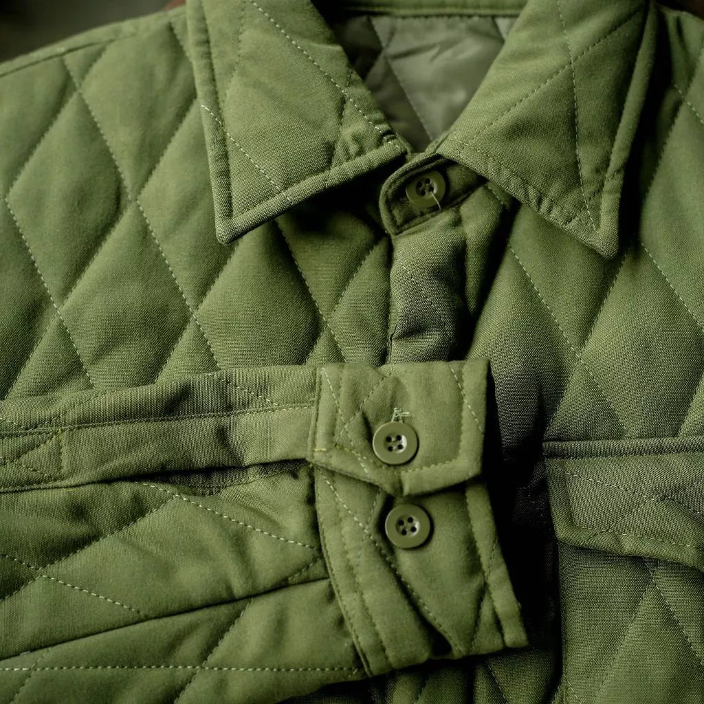 Cong Ca Phe: Quilted Cotton Jacket (Long Sleeve, Padded)