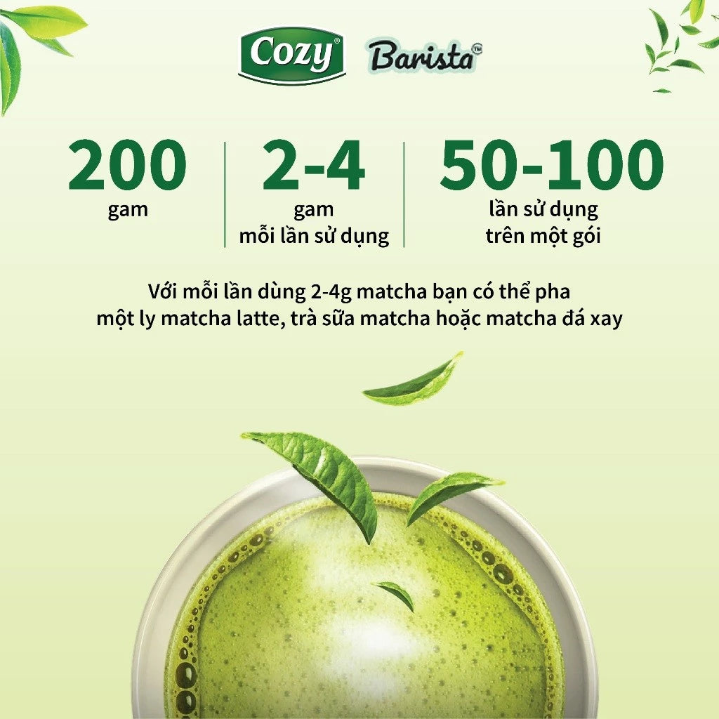 Cozy: Vietnamese Matcha Powder - 400g