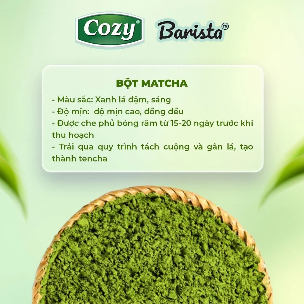 Cozy: Vietnamese Matcha Powder - 400g