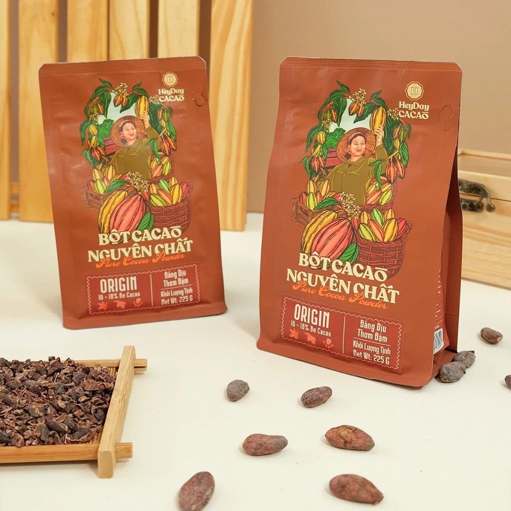 HeydayCacao: 100% Pure Unsweetened Cocoa Powder