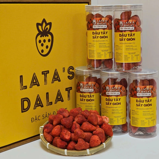 LATA’s Crispy Dried Strawberries (Đà Lạt Specialty)