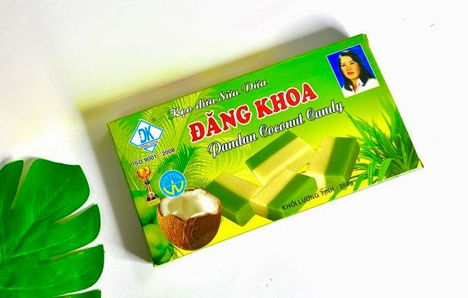 Pandan Coconut Candy